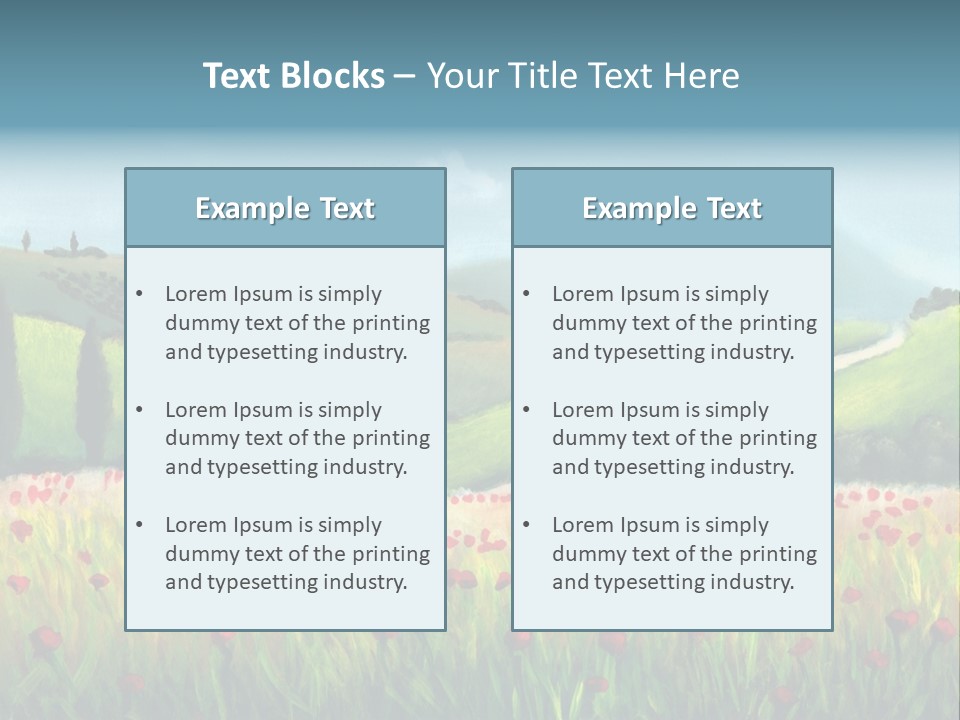 Farm Gorgeous Chianti PowerPoint Template