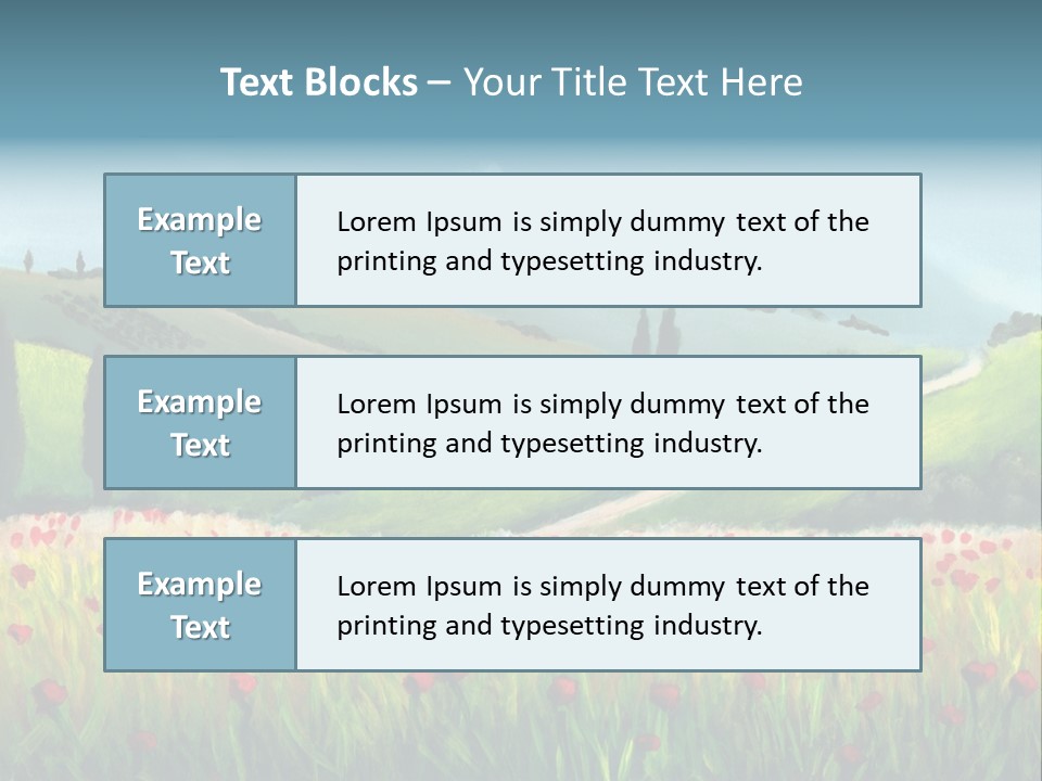 Farm Gorgeous Chianti PowerPoint Template