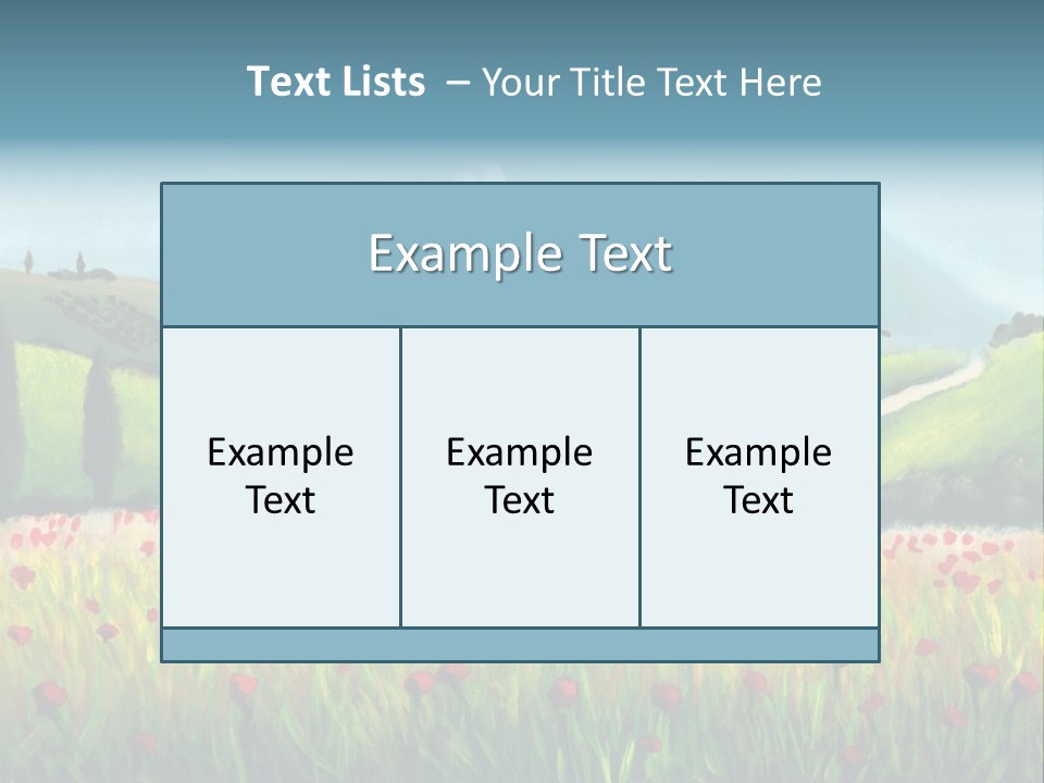 Farm Gorgeous Chianti PowerPoint Template