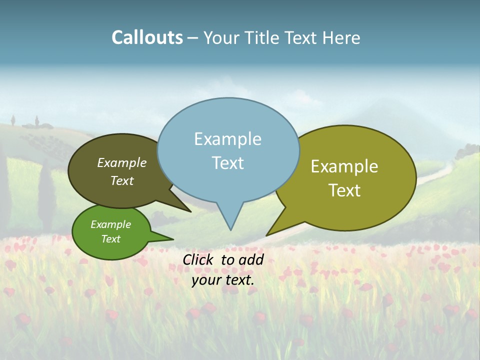 Farm Gorgeous Chianti PowerPoint Template