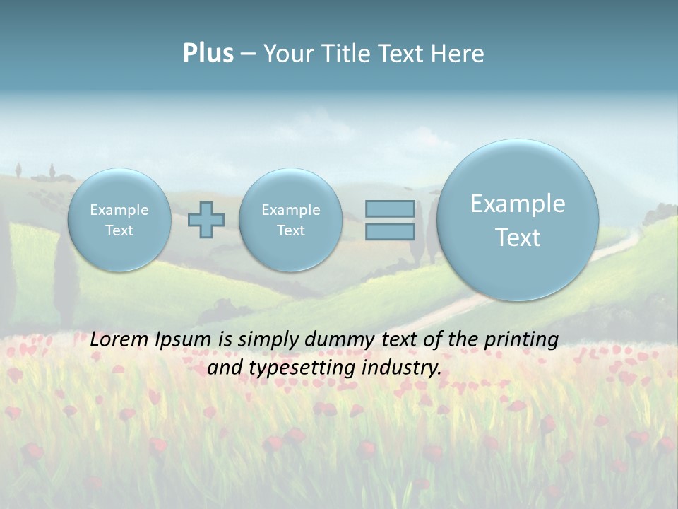Farm Gorgeous Chianti PowerPoint Template