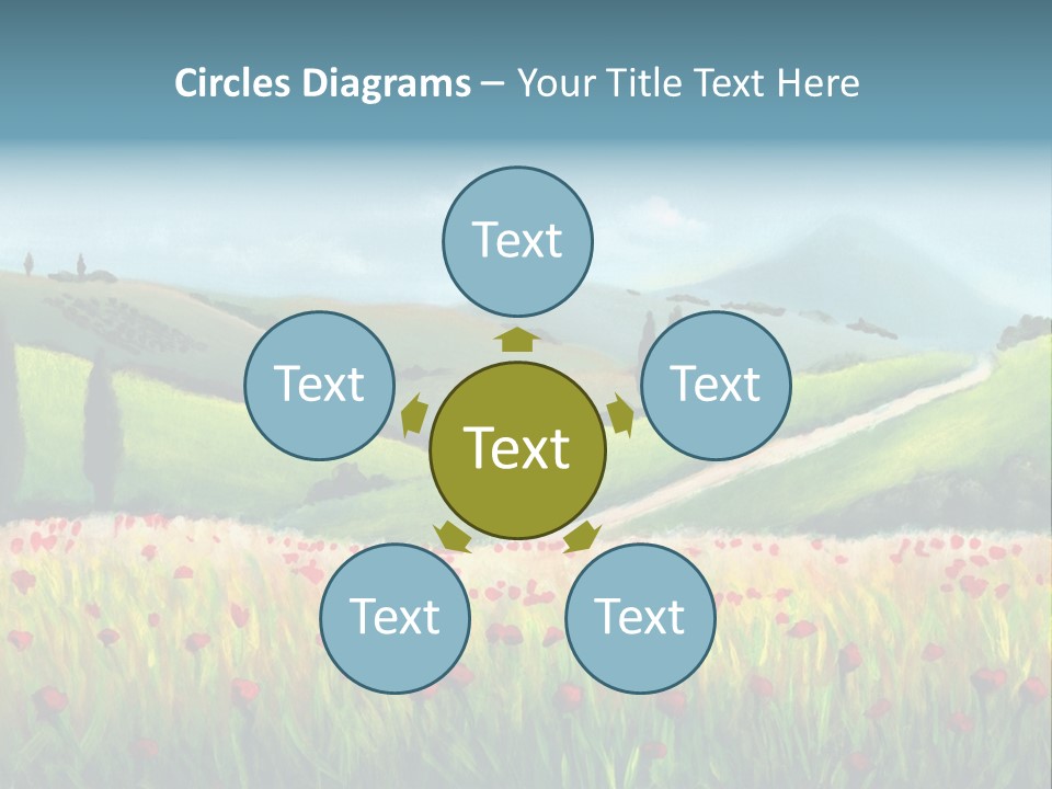 Farm Gorgeous Chianti PowerPoint Template