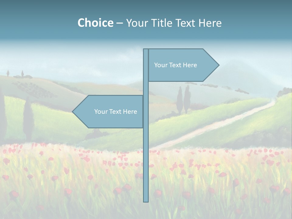 Farm Gorgeous Chianti PowerPoint Template