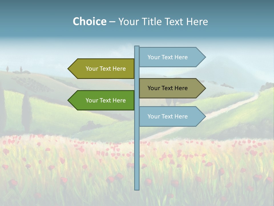 Farm Gorgeous Chianti PowerPoint Template