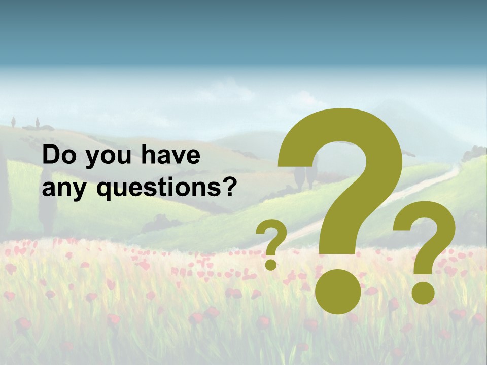 Farm Gorgeous Chianti PowerPoint Template