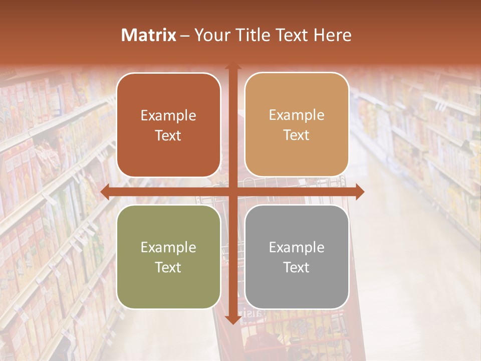 Smiling Customer Woman PowerPoint Template