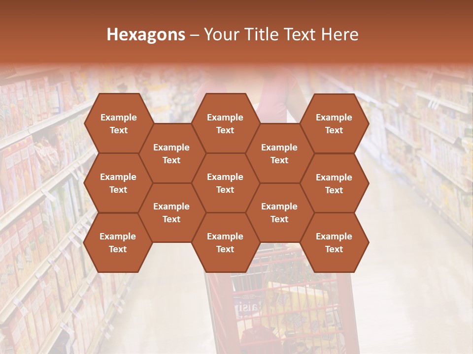 Smiling Customer Woman PowerPoint Template