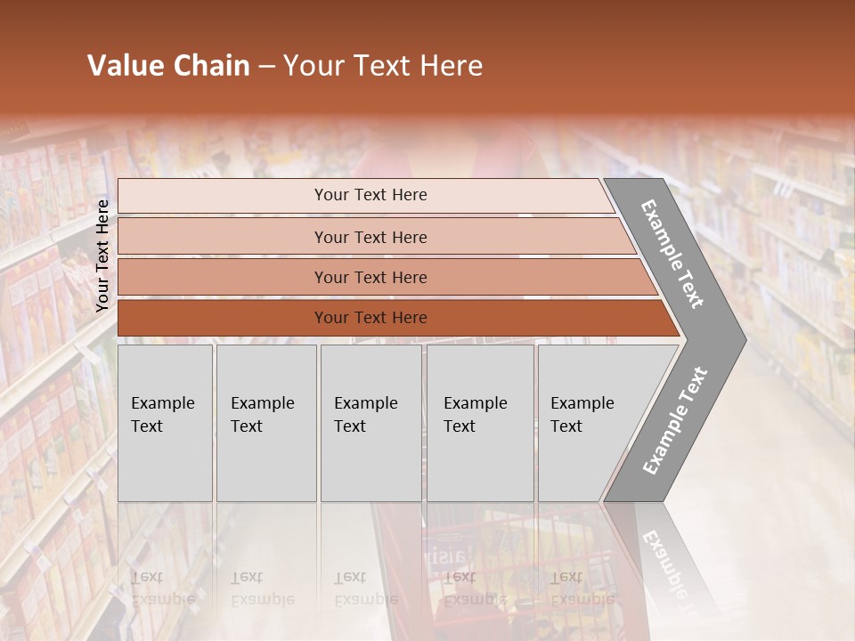 Smiling Customer Woman PowerPoint Template