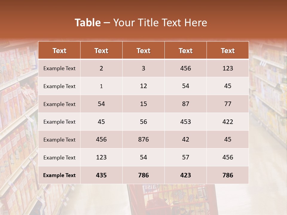 Smiling Customer Woman PowerPoint Template