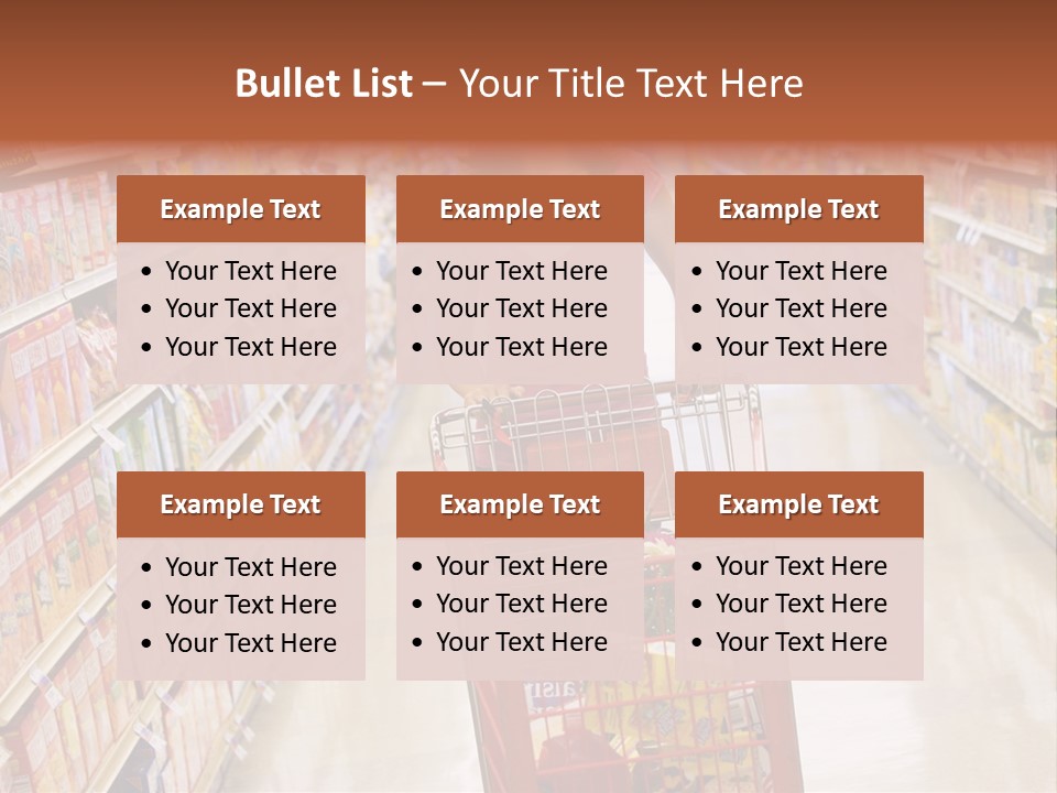 Smiling Customer Woman PowerPoint Template