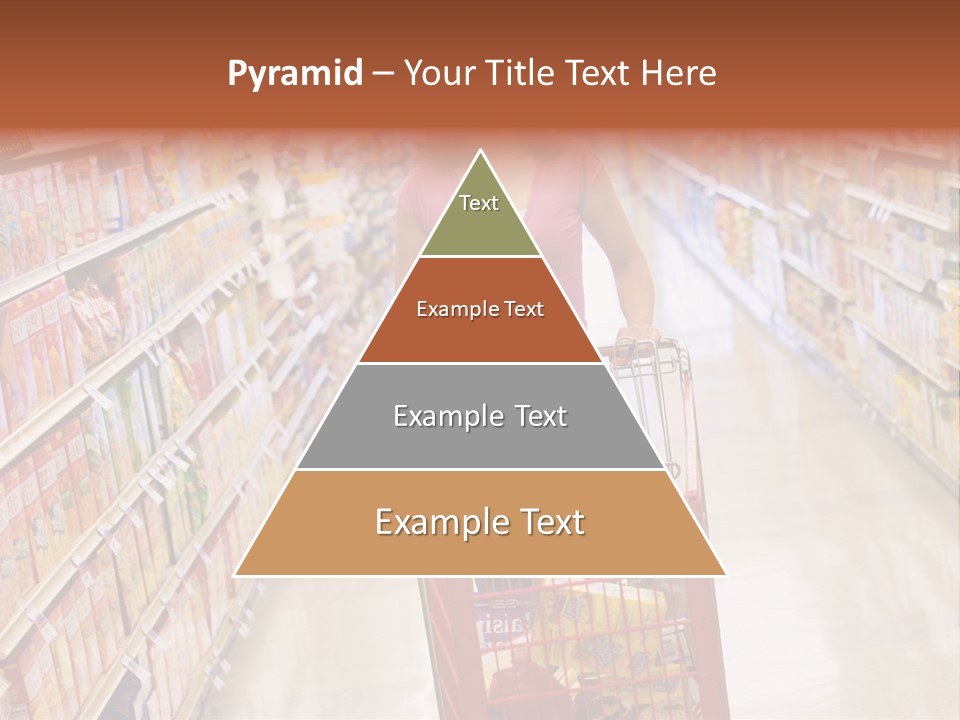 Smiling Customer Woman PowerPoint Template