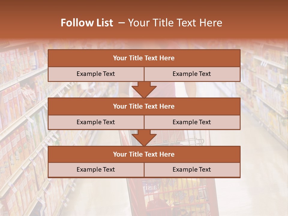 Smiling Customer Woman PowerPoint Template