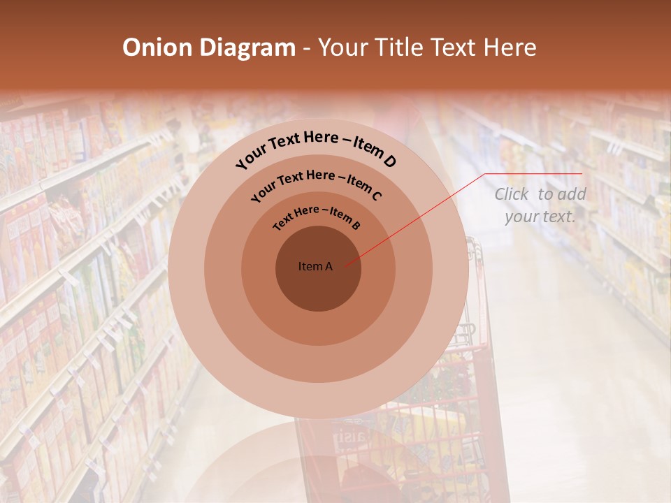 Smiling Customer Woman PowerPoint Template