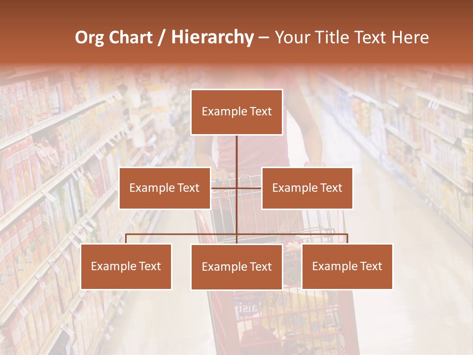 Smiling Customer Woman PowerPoint Template
