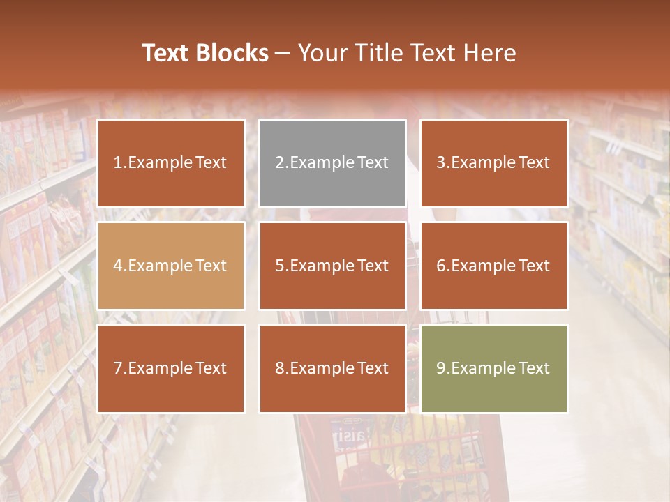 Smiling Customer Woman PowerPoint Template