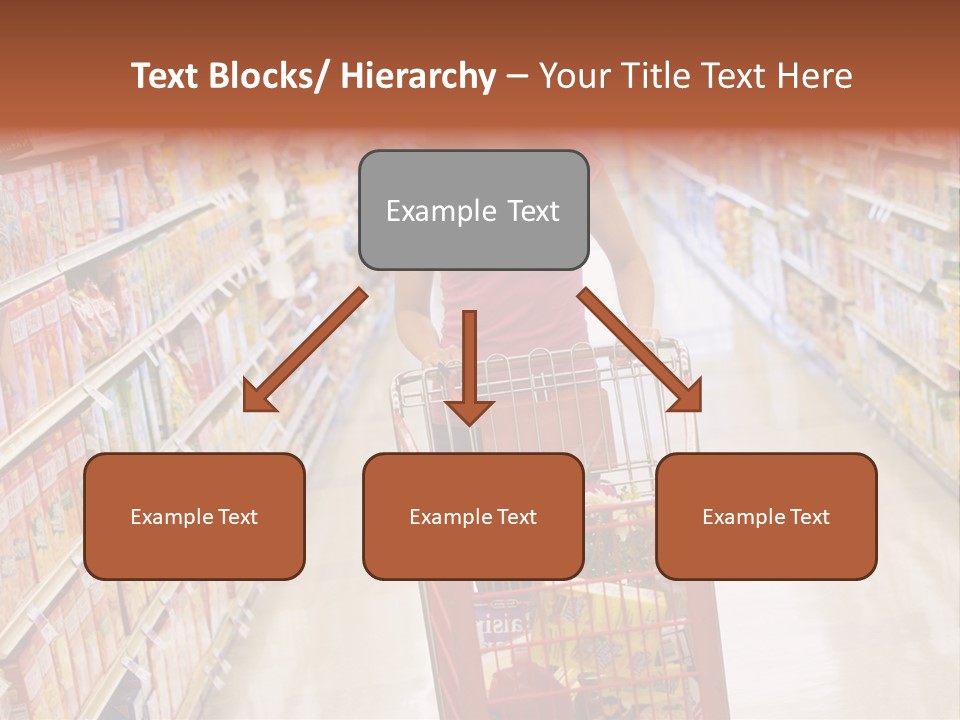 Smiling Customer Woman PowerPoint Template