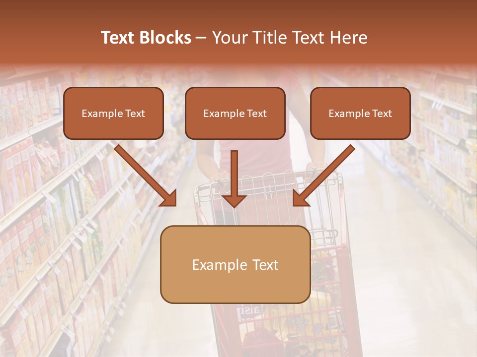 Smiling Customer Woman PowerPoint Template