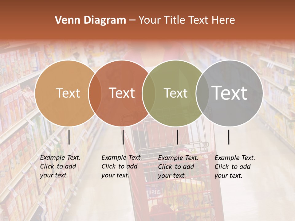 Smiling Customer Woman PowerPoint Template