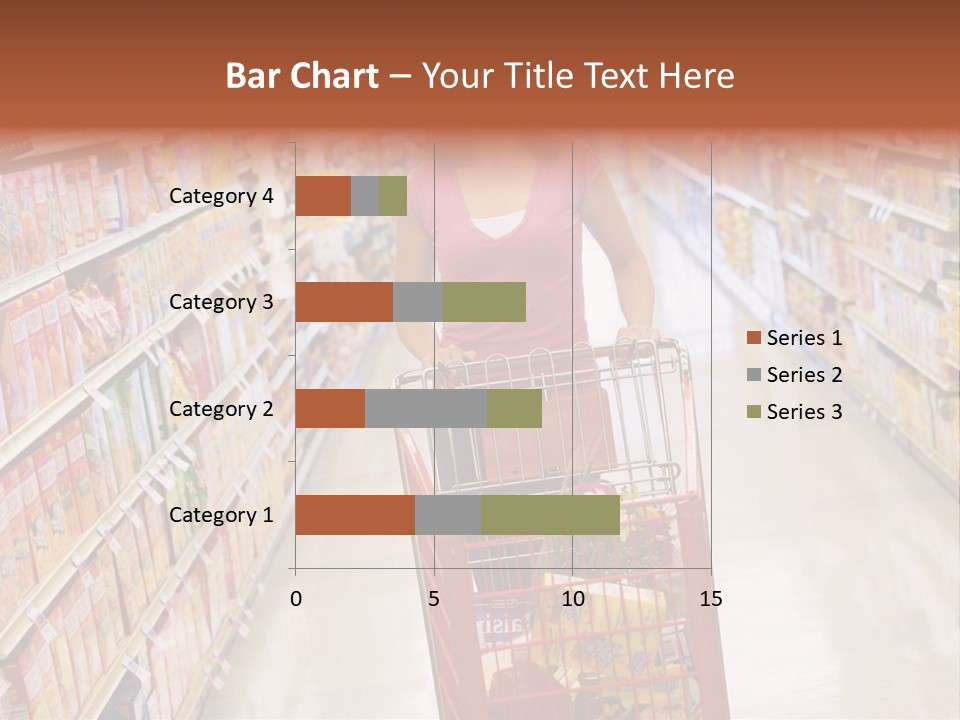 Smiling Customer Woman PowerPoint Template