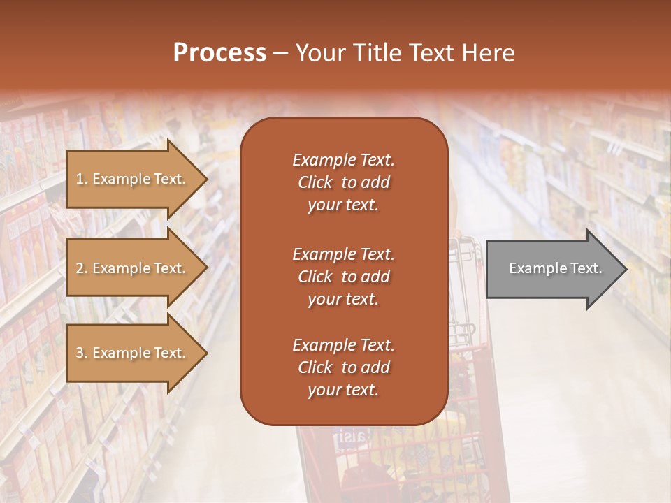 Smiling Customer Woman PowerPoint Template