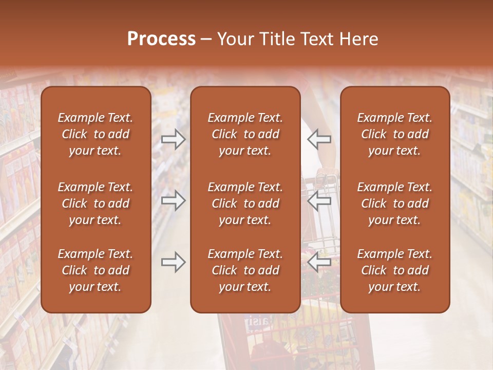 Smiling Customer Woman PowerPoint Template