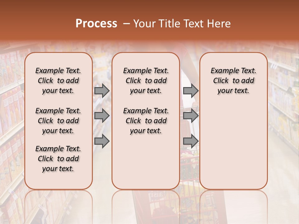 Smiling Customer Woman PowerPoint Template