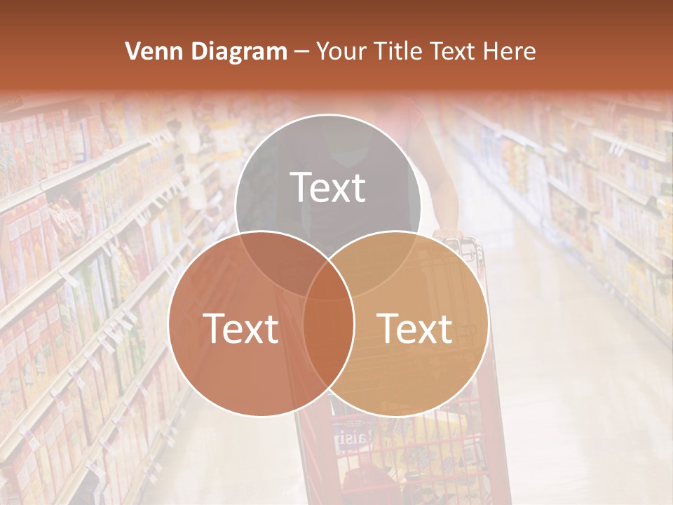 Smiling Customer Woman PowerPoint Template