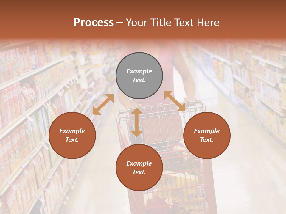 Smiling Customer Woman PowerPoint Template