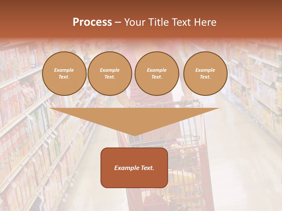 Smiling Customer Woman PowerPoint Template