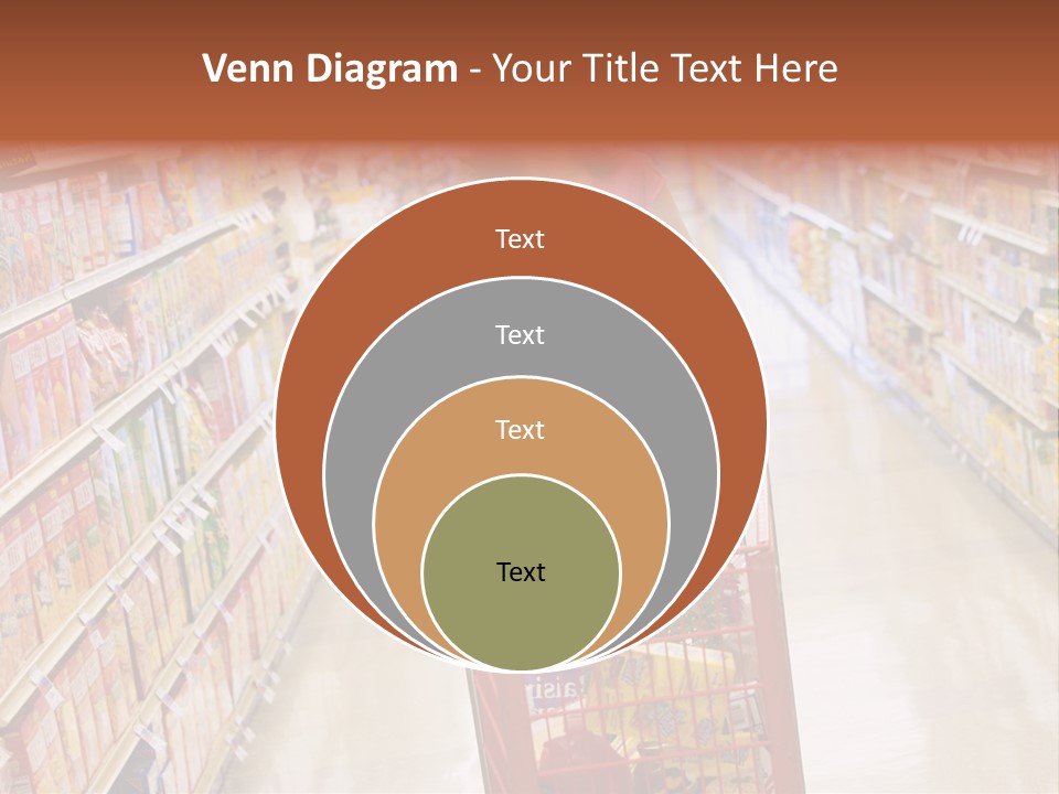 Smiling Customer Woman PowerPoint Template
