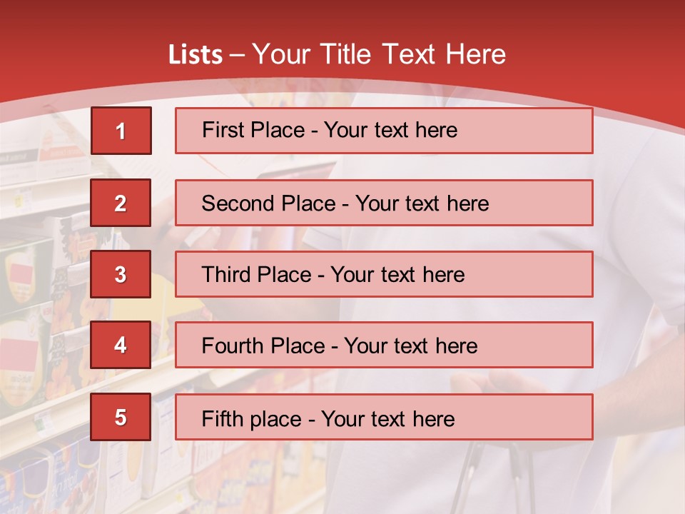 Horizontal  Customer PowerPoint Template