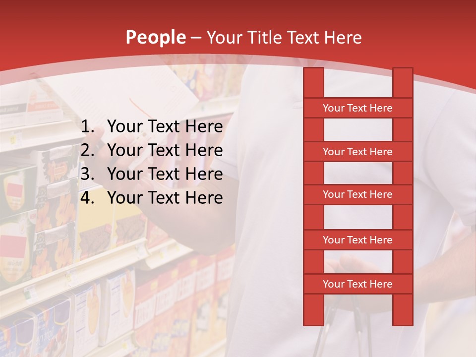 Horizontal  Customer PowerPoint Template