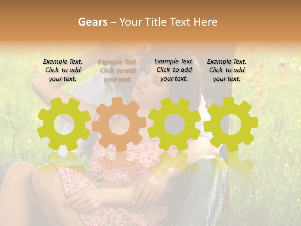 Holiday Male Love PowerPoint Template