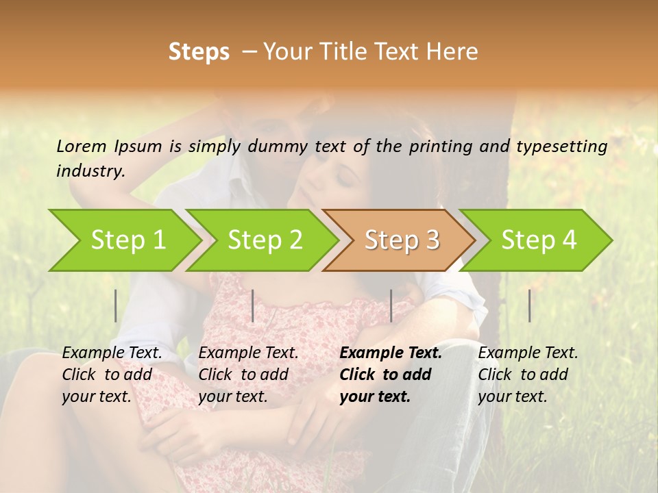 Holiday Male Love PowerPoint Template