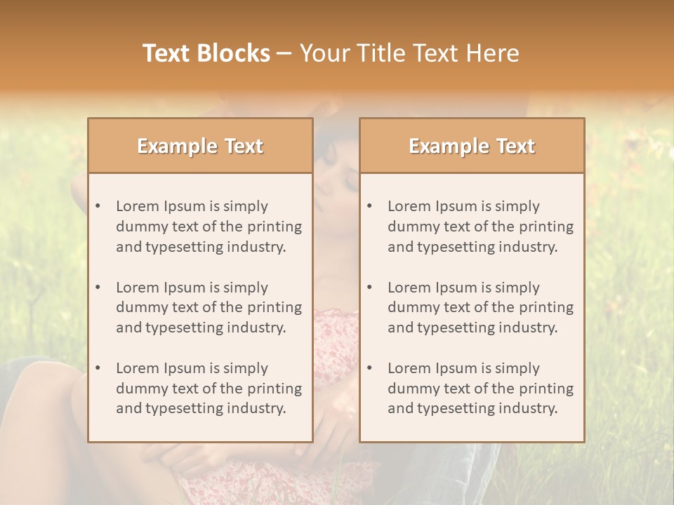 Holiday Male Love PowerPoint Template