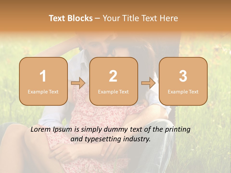 Holiday Male Love PowerPoint Template