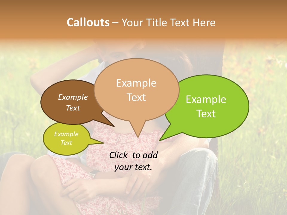 Holiday Male Love PowerPoint Template