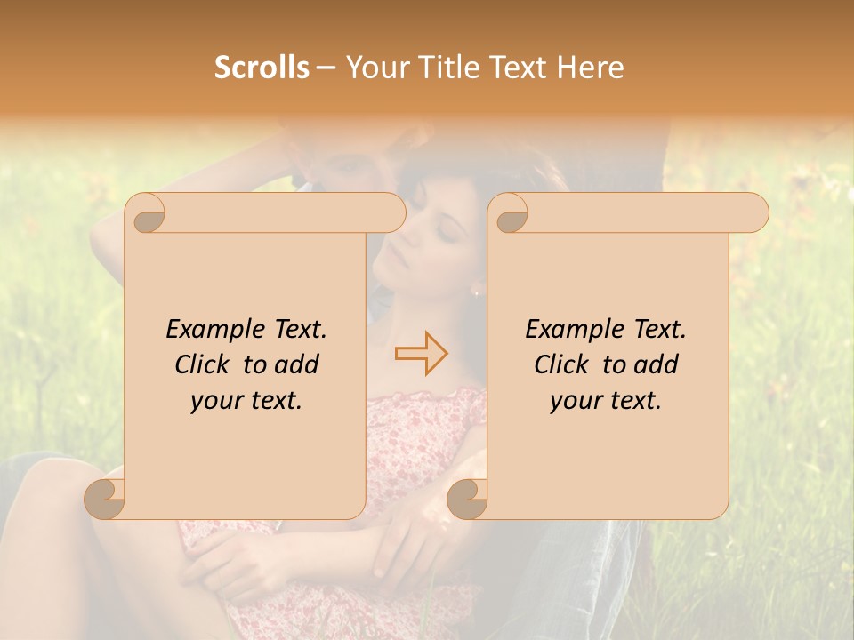 Holiday Male Love PowerPoint Template