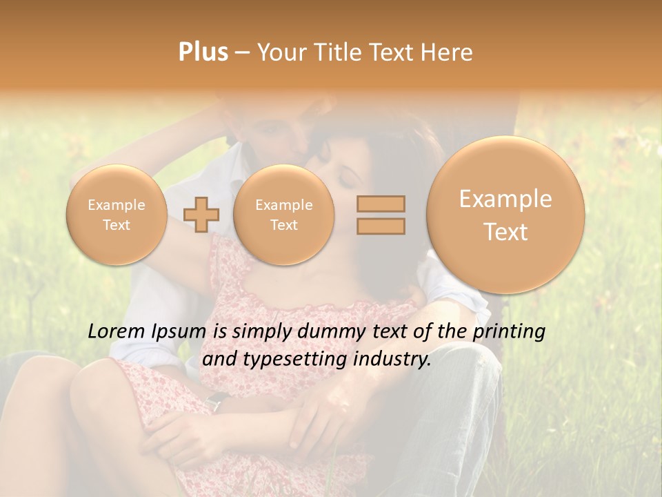 Holiday Male Love PowerPoint Template