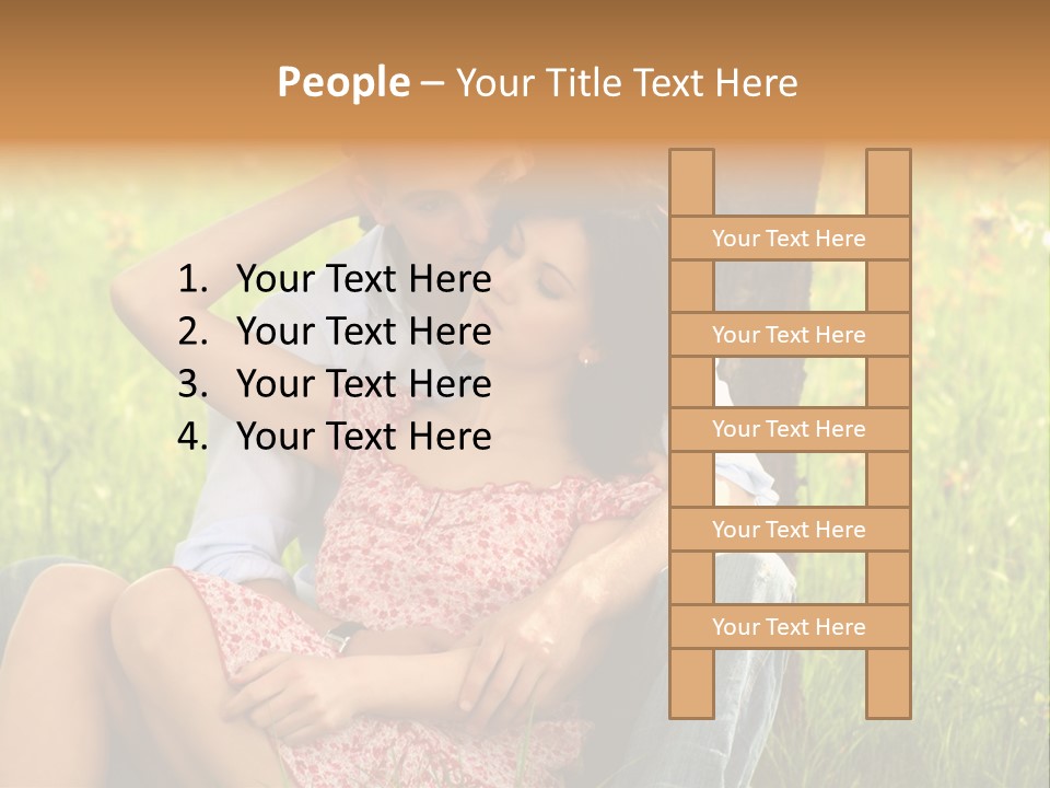 Holiday Male Love PowerPoint Template