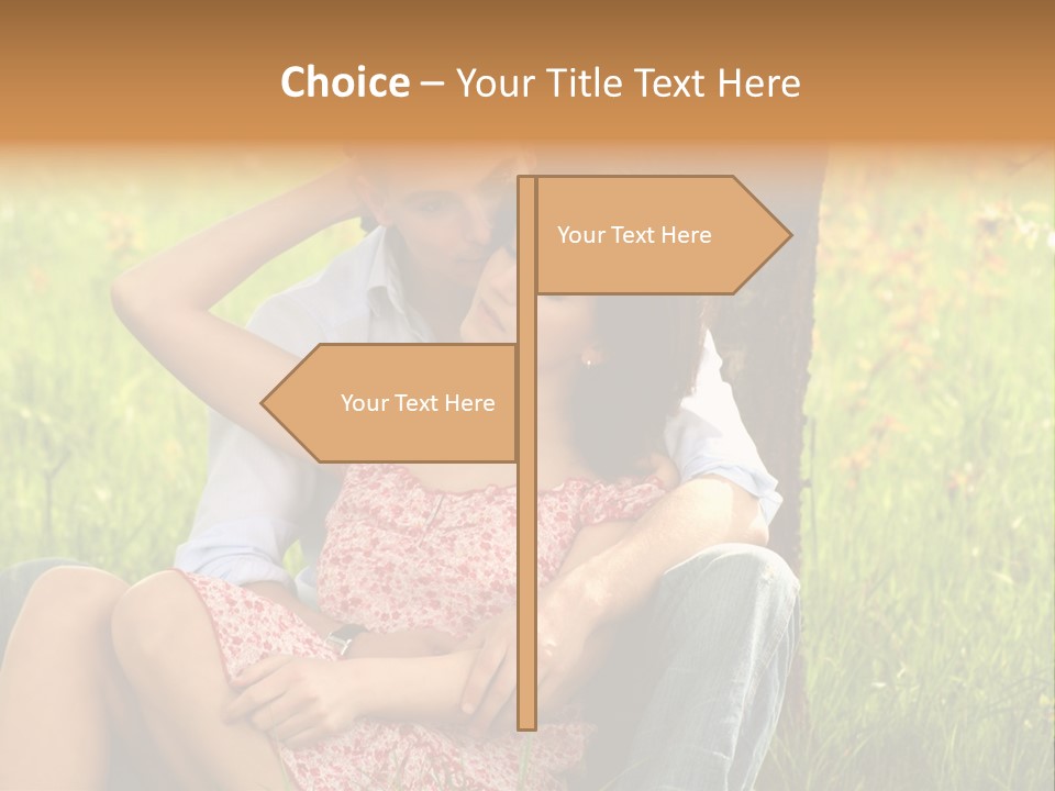 Holiday Male Love PowerPoint Template