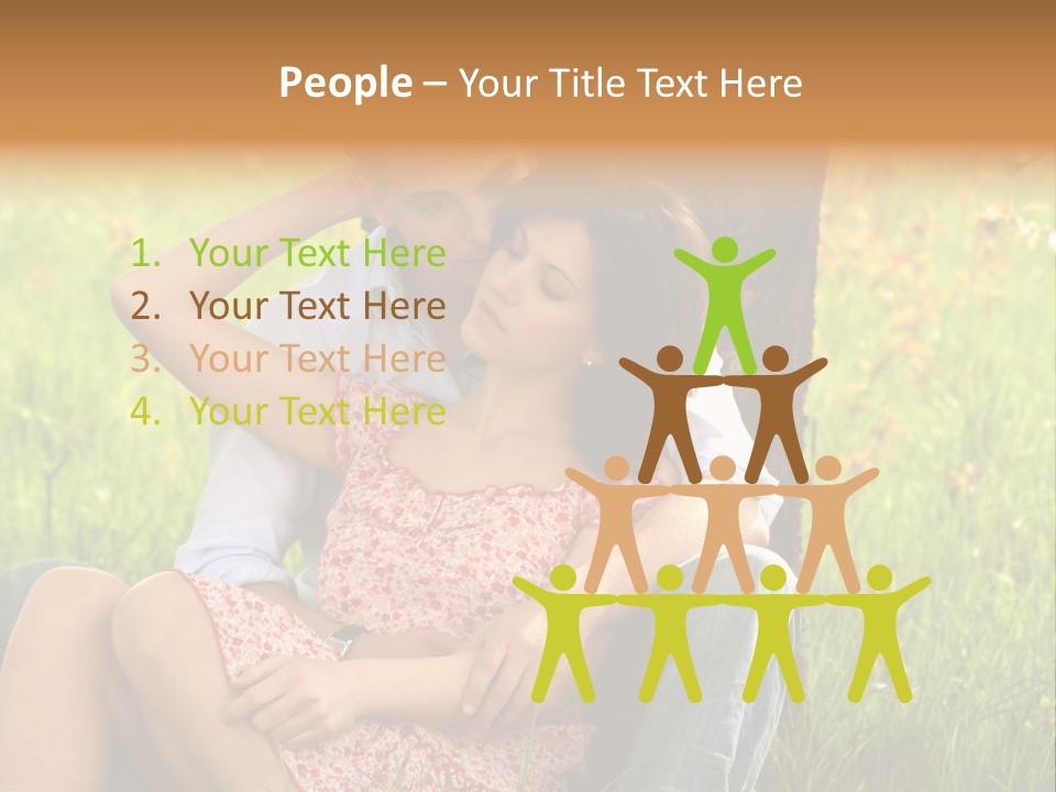 Holiday Male Love PowerPoint Template