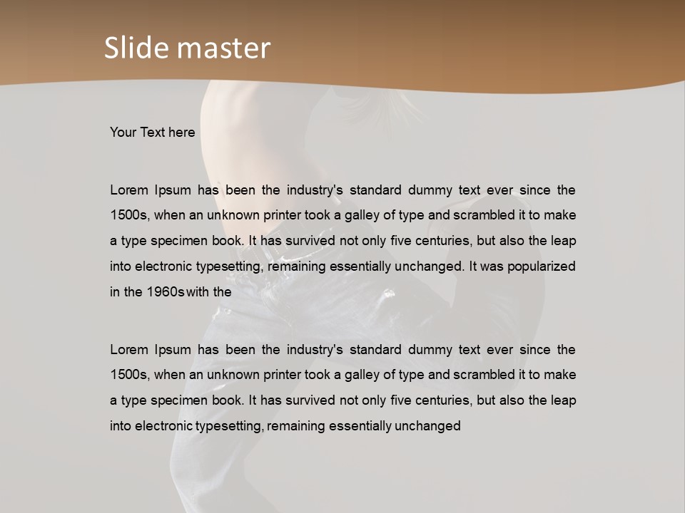 Freestyle Dance Move PowerPoint Template