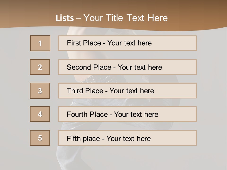 Freestyle Dance Move PowerPoint Template