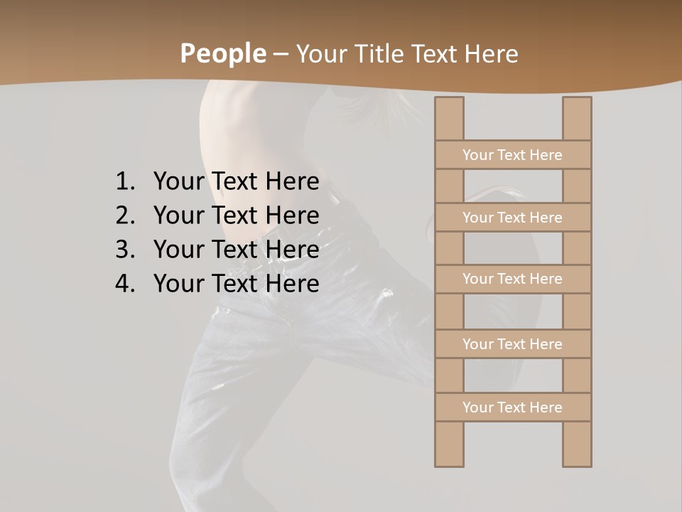 Freestyle Dance Move PowerPoint Template