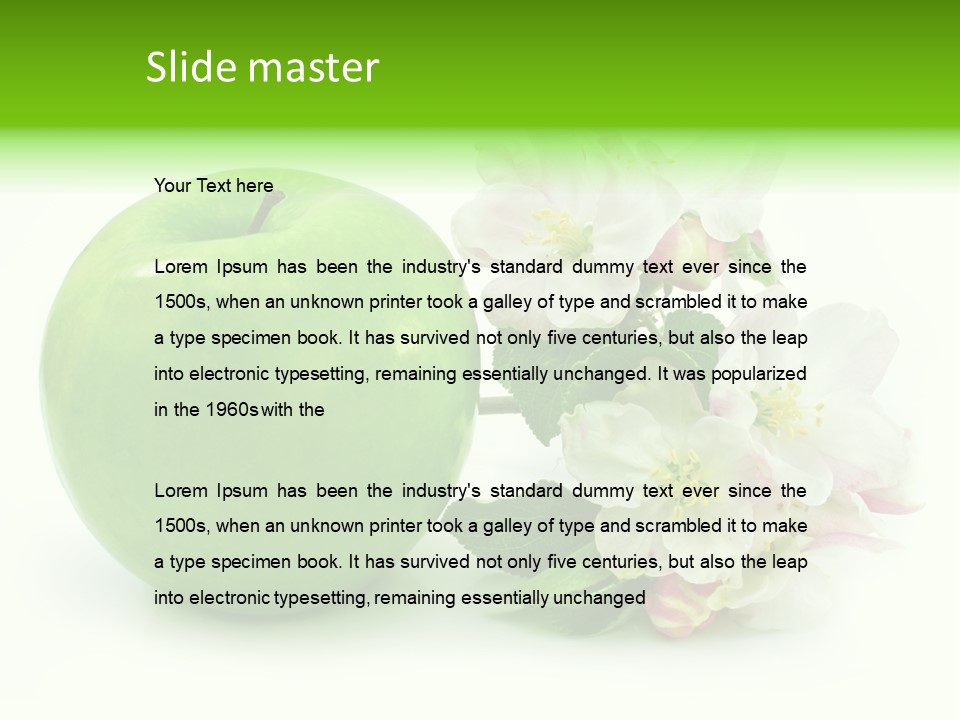 Diet Food Background PowerPoint Template