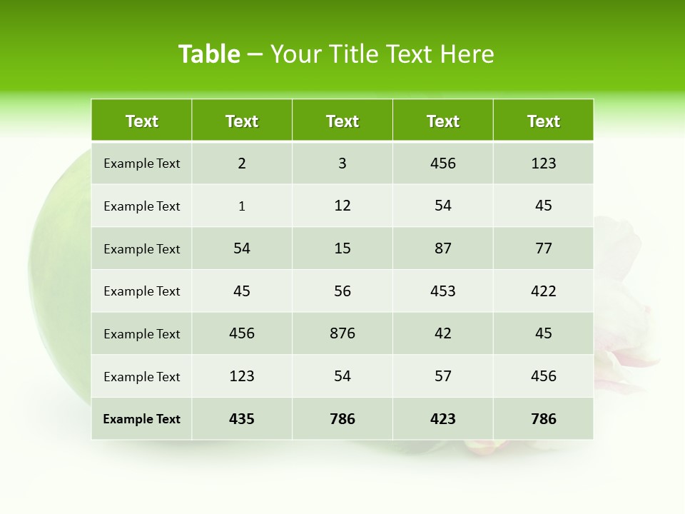 Diet Food Background PowerPoint Template