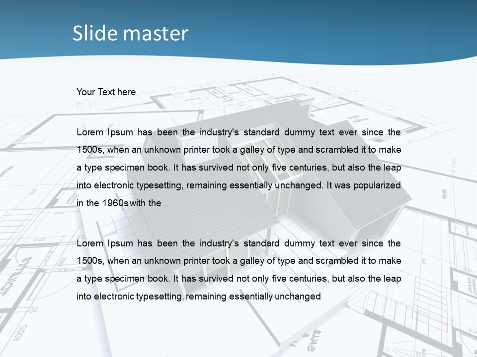 Building Fear Flat PowerPoint Template