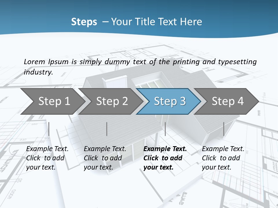 Building Fear Flat PowerPoint Template