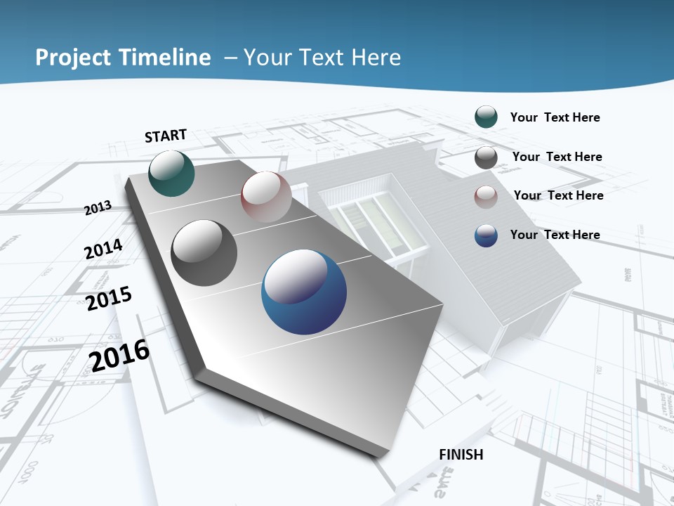 Building Fear Flat PowerPoint Template